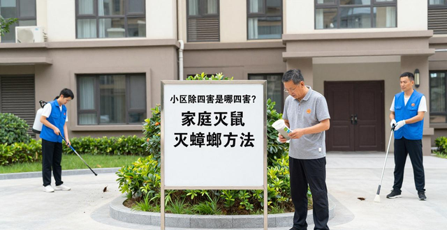 小区除四害每年多少次_小区除四害_小区除四害是物业还是社区